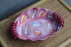 Dekorative farbige Schale Rometti Umbertide 1950er Jahre Italien