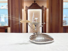 De Vecchi Milano 1935 sterling silver 925 bowl and flower holder