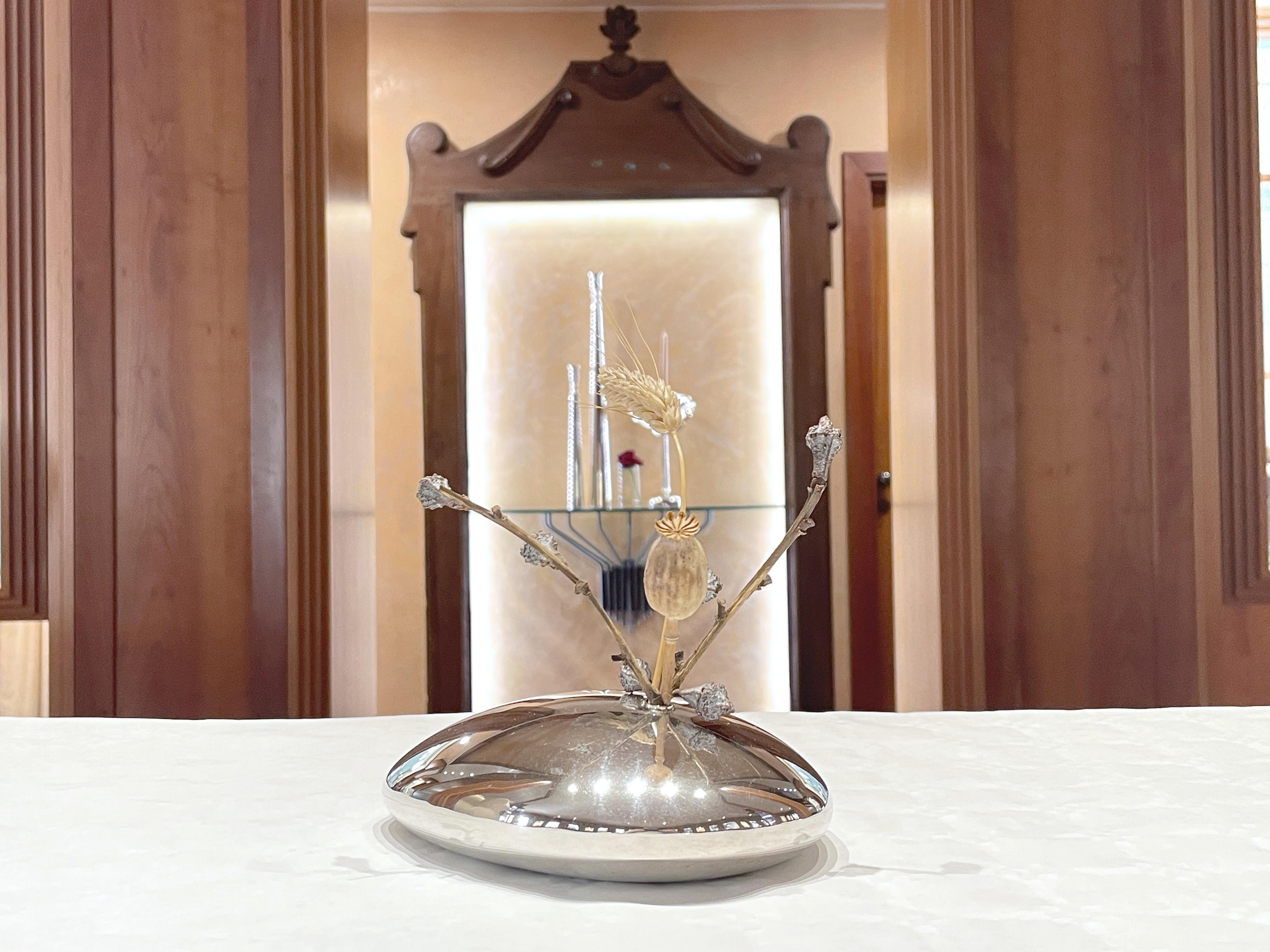 Ciotola e portafiore De Vecchi Milano 1935 in argento sterling 925 In condizioni Nuovo in vendita a Perugia, IT
