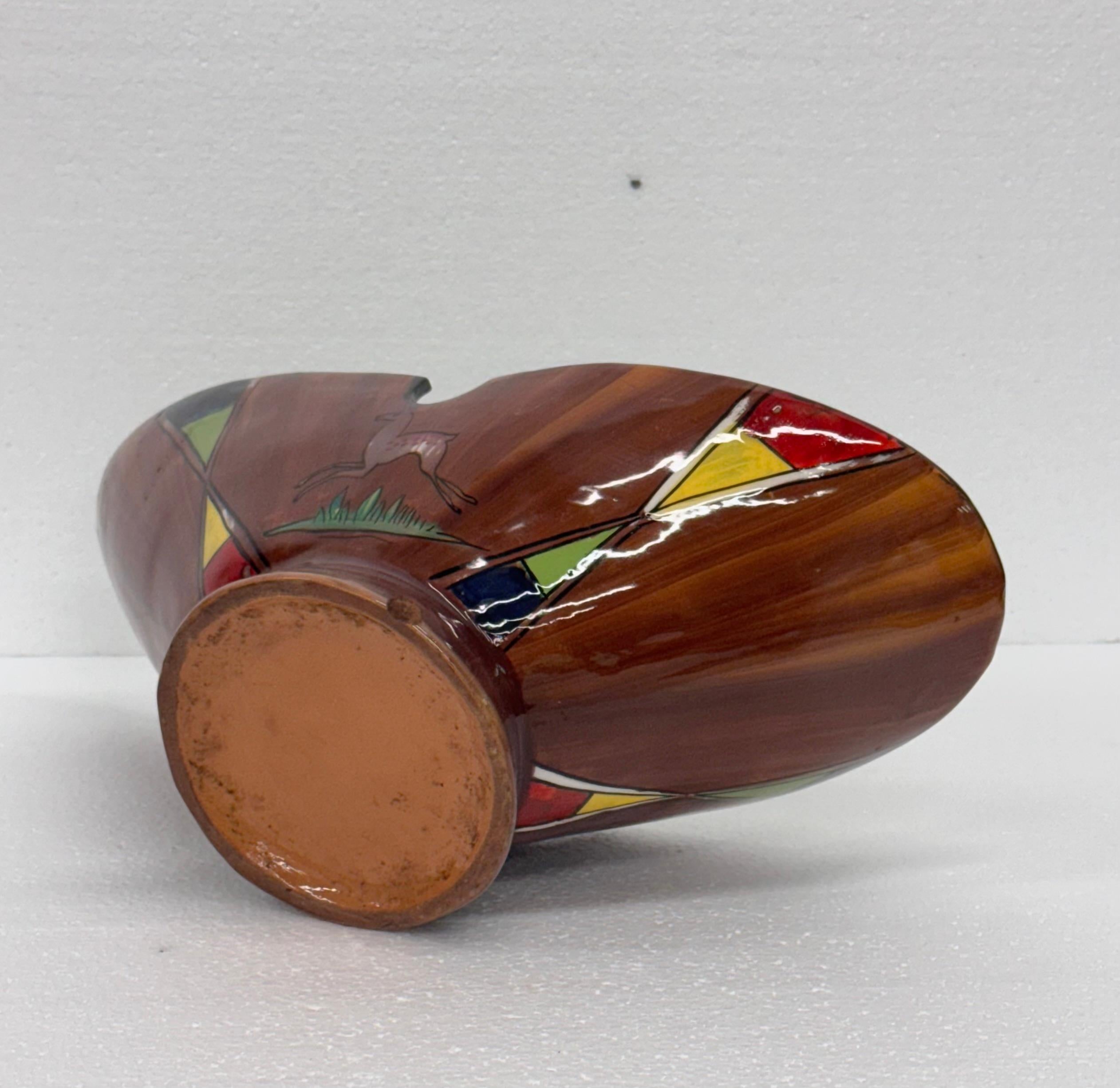 Ciotola in ceramica decorata, produzione italiana anni 50/60 3