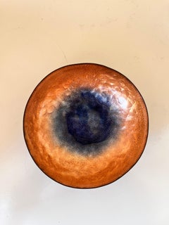 Bol en cuivre signé sur la base par Paolo De Poli 1960s