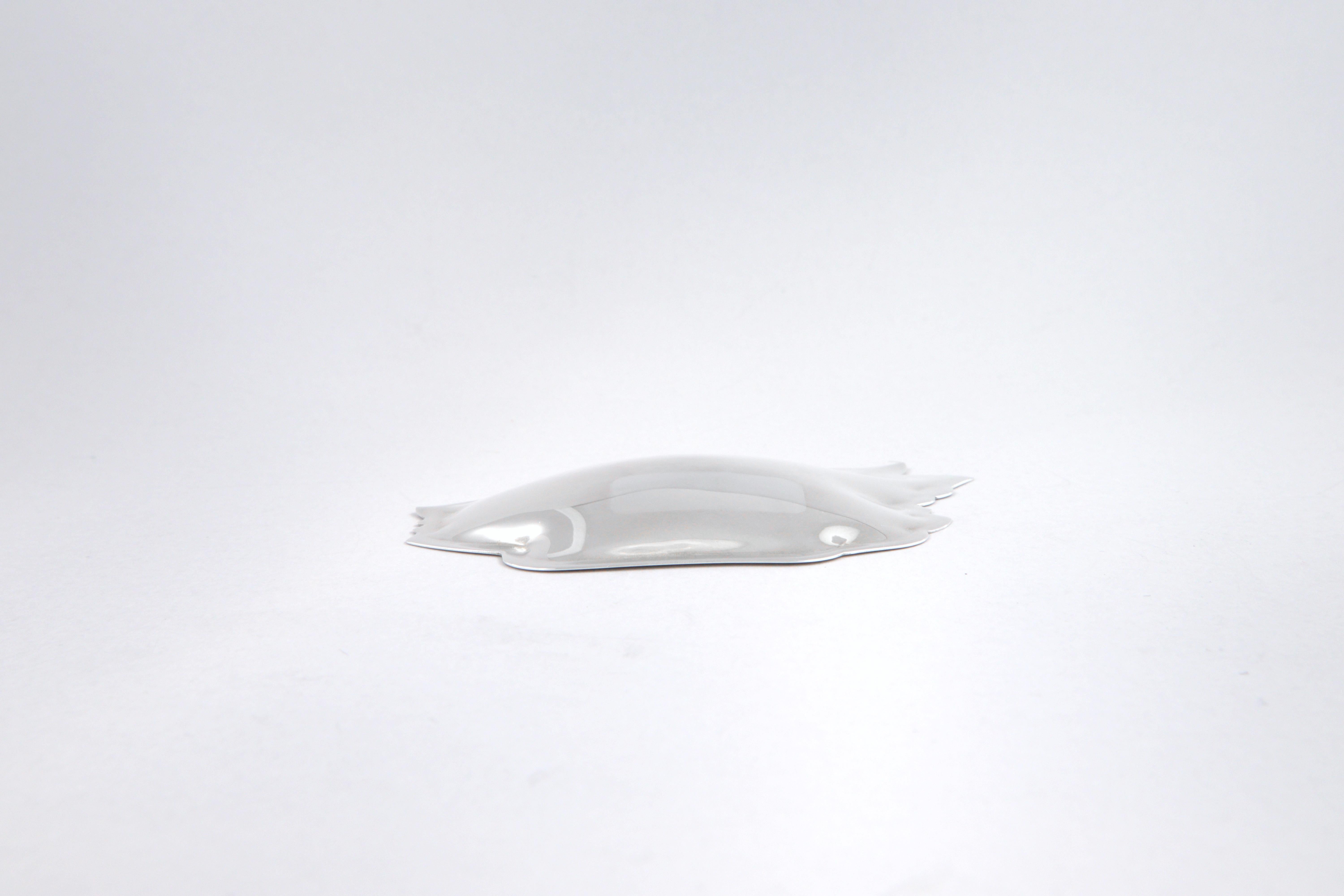 da uomo o donna Ciotola Viso piccolo De Vecchi Milano 1935 in argento sterling 925 in vendita
