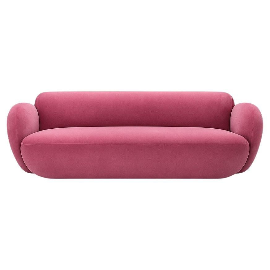 Sofá Escultural Ciottolo Tapizado Completo Terciopelo Marsala By Karim Rachid Siglo XXI y contemporáneo en venta