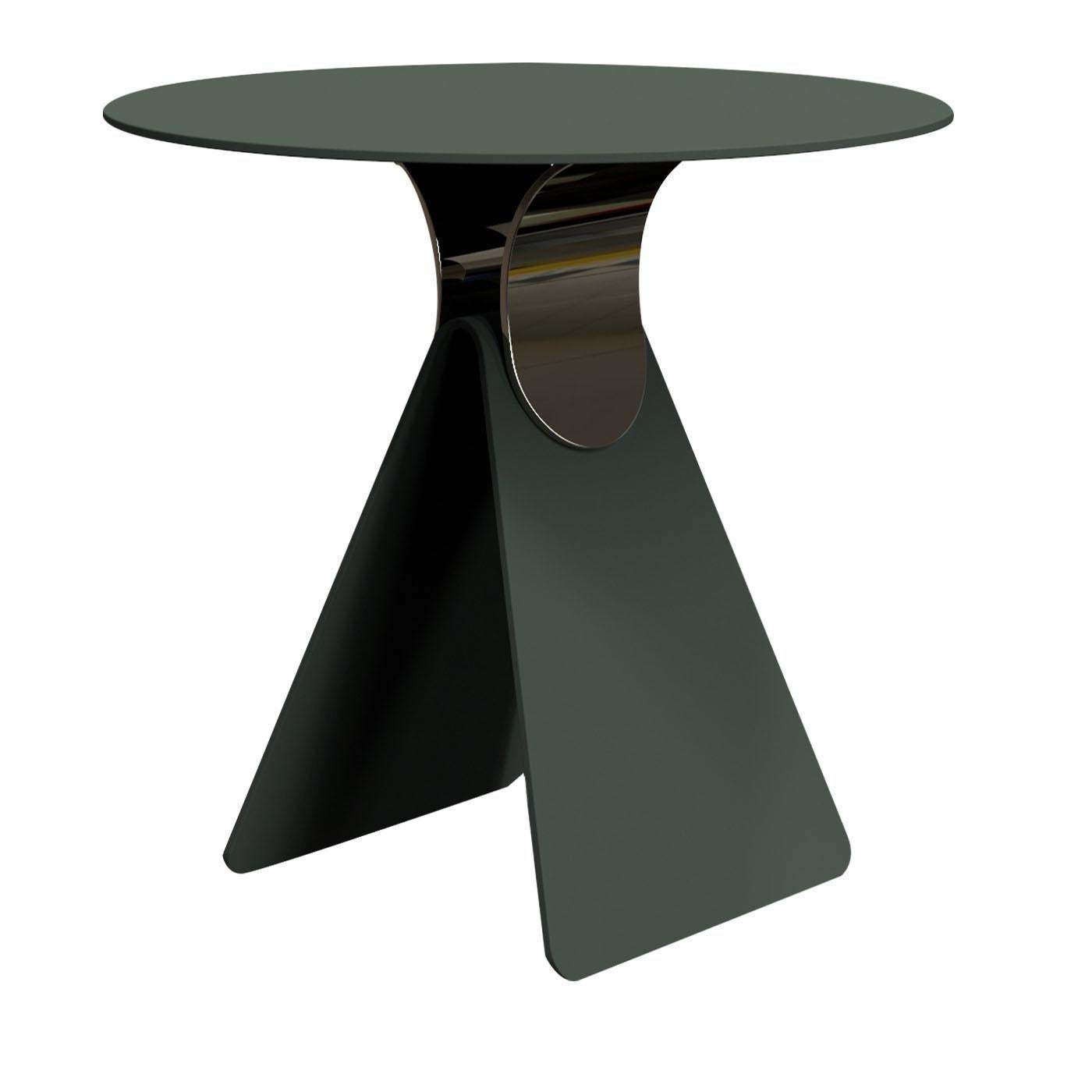 Contemporary Cipputi Green & Black Side Table by Quaglio Simonelli