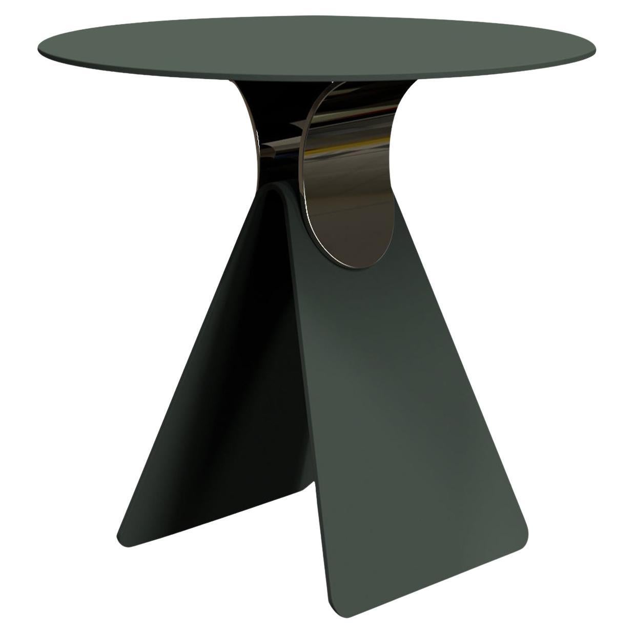 Cipputi Green & Black Side Table by Quaglio Simonelli