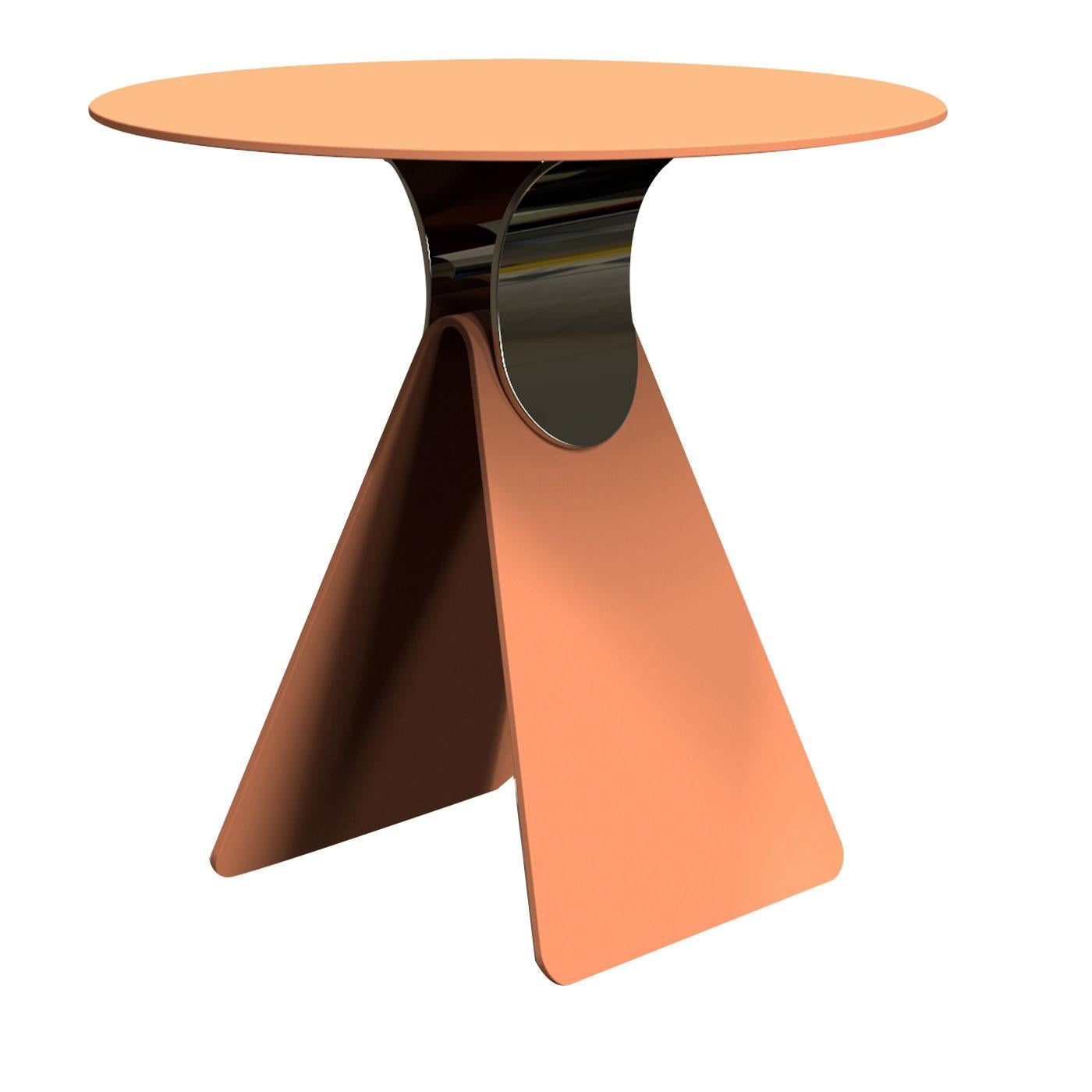 italien Table d'appoint Cipputi en terre cuite et or de Quaglio Simonelli