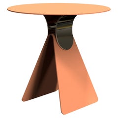 Beistelltisch Cipputi aus Terrakotta und Gold von Quaglio Simonelli