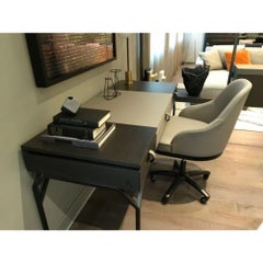 Floor Sample Cipriani Swiveling Desk Chair in Leather