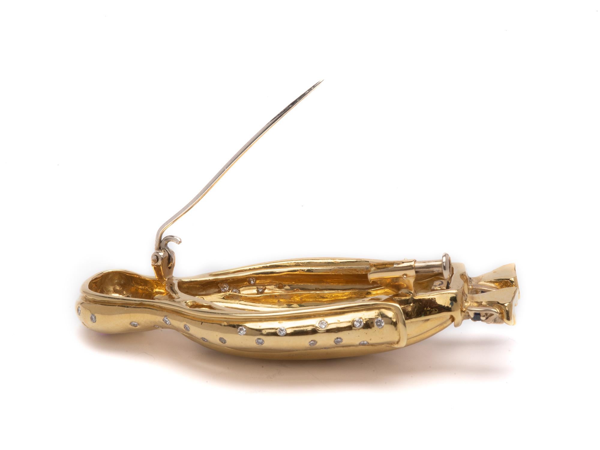 Femenino o masculino Broche Pingüino Cipullo para Cartier en venta