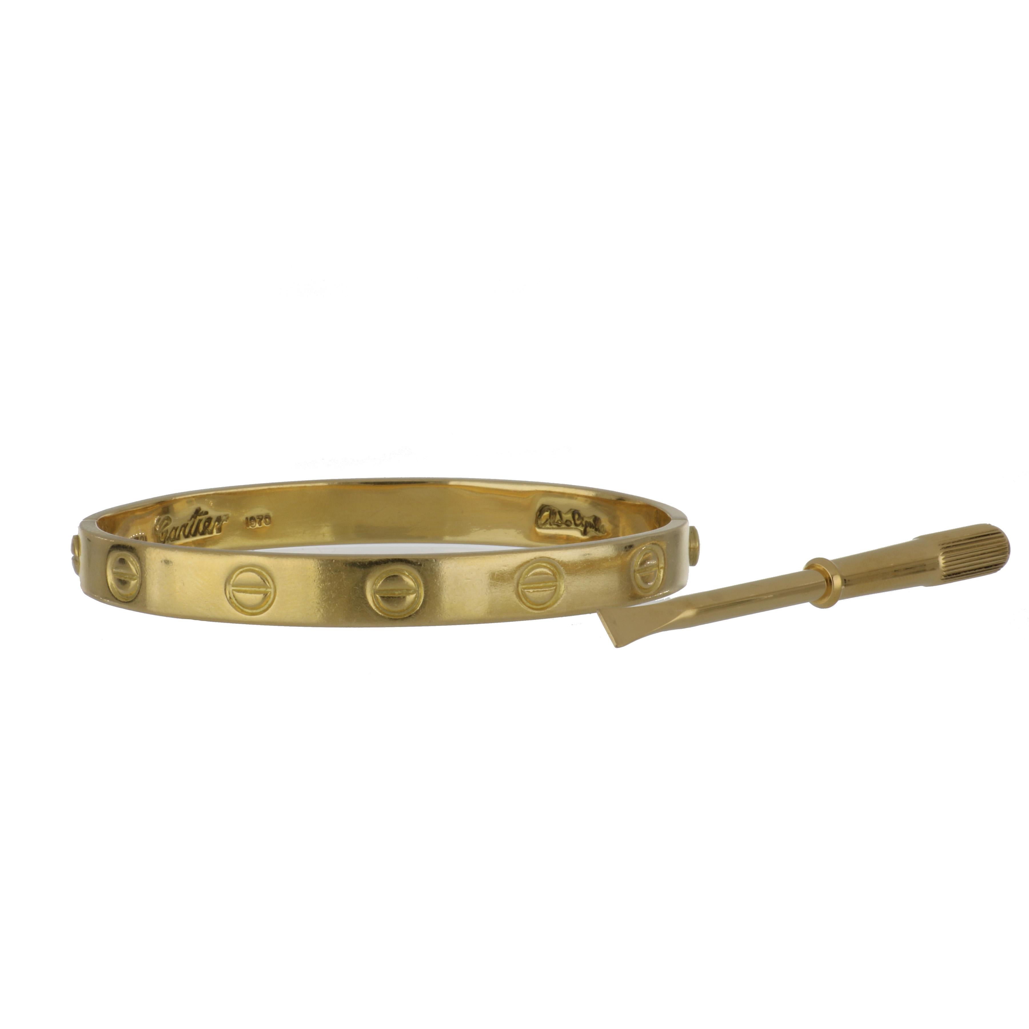 aldo cipullo cartier love bracelet