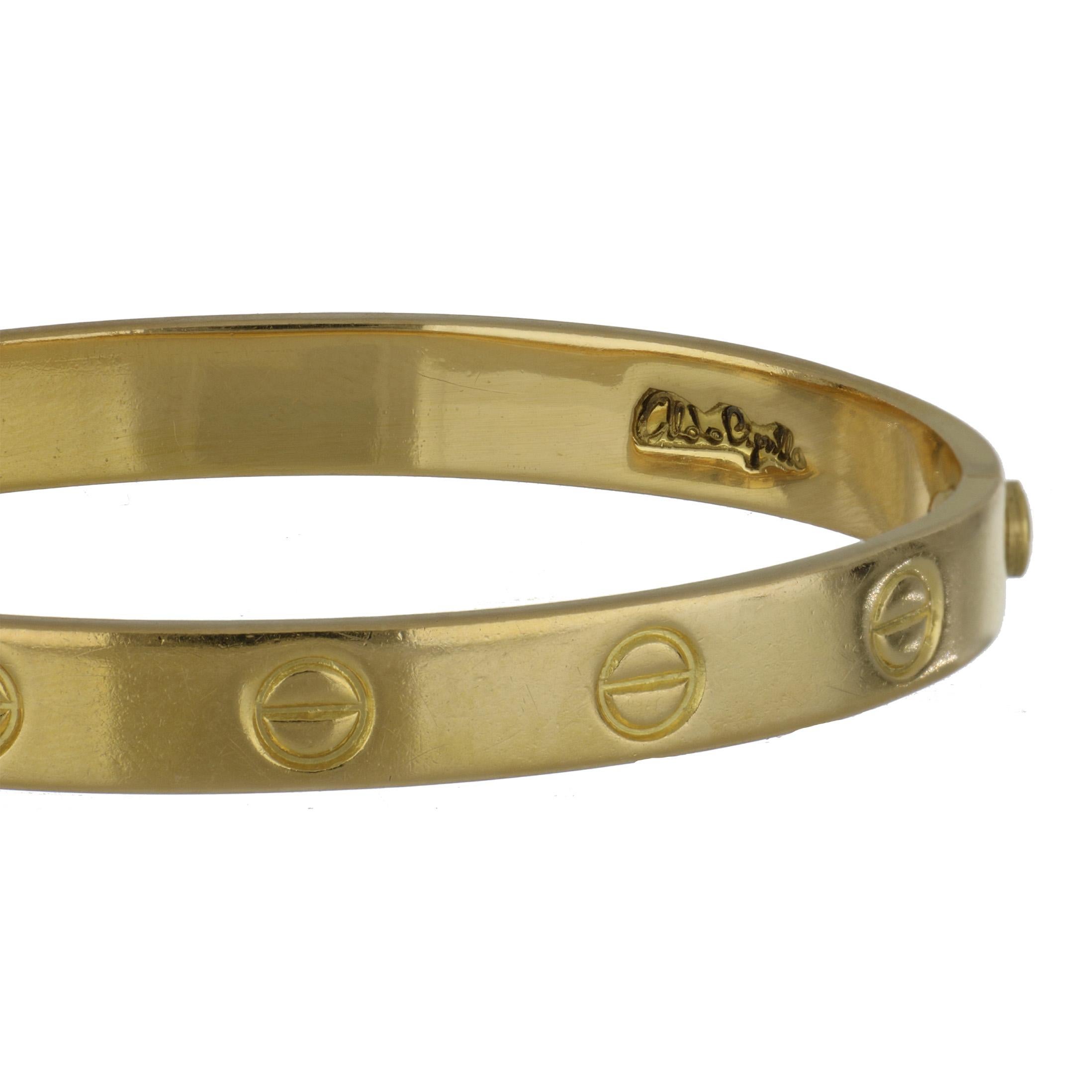 vintage cartier love bracelet