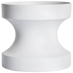 Cir-Cut Aluminium Vase in White
