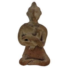 Thailändische Steingutfigur als Fruchtbarkeitssymbol, CIRCA 1300–1500