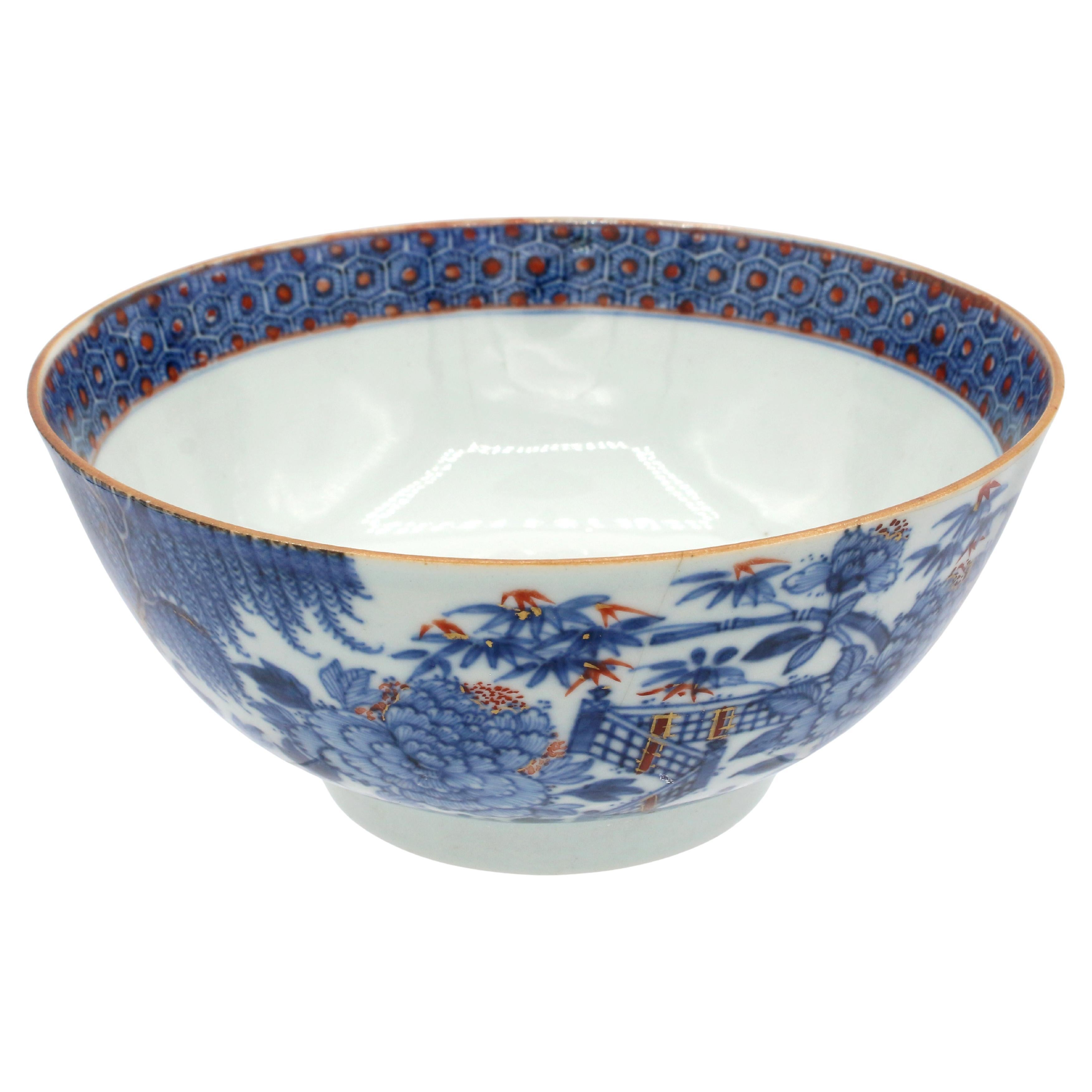 Circa 1680-1700 Dynasty Qing Era Kangxi Chinese Export Porcelain Bowl (bol en porcelaine d'exportation chinoise)