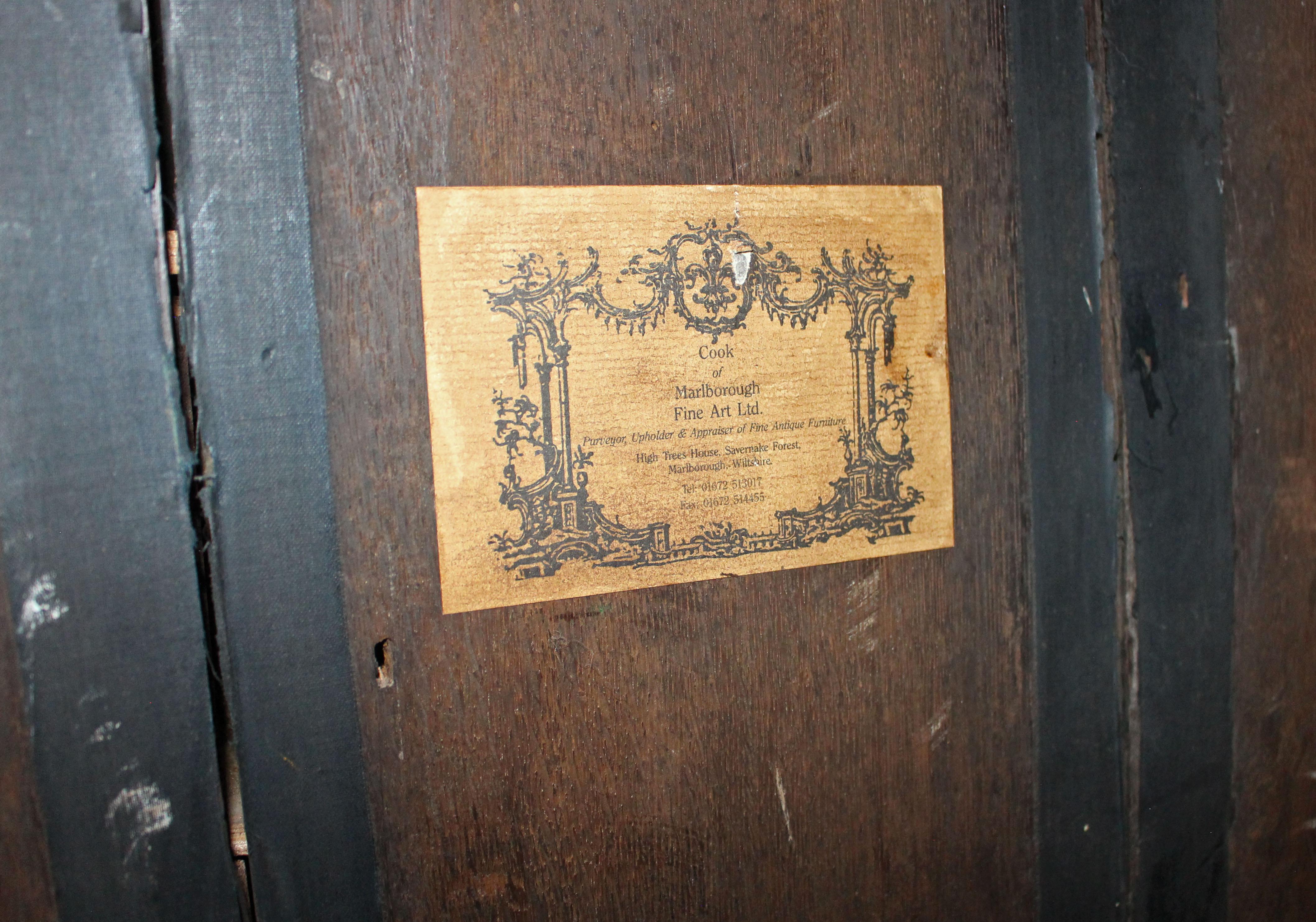 CIRCA 1680, William & Mary Periode, Englisches Nussbaumholz & Intarsien Escritoire im Angebot 12