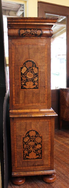 Circa 1680, William & Mary Period, English Walnut & Inlaid Escritoire