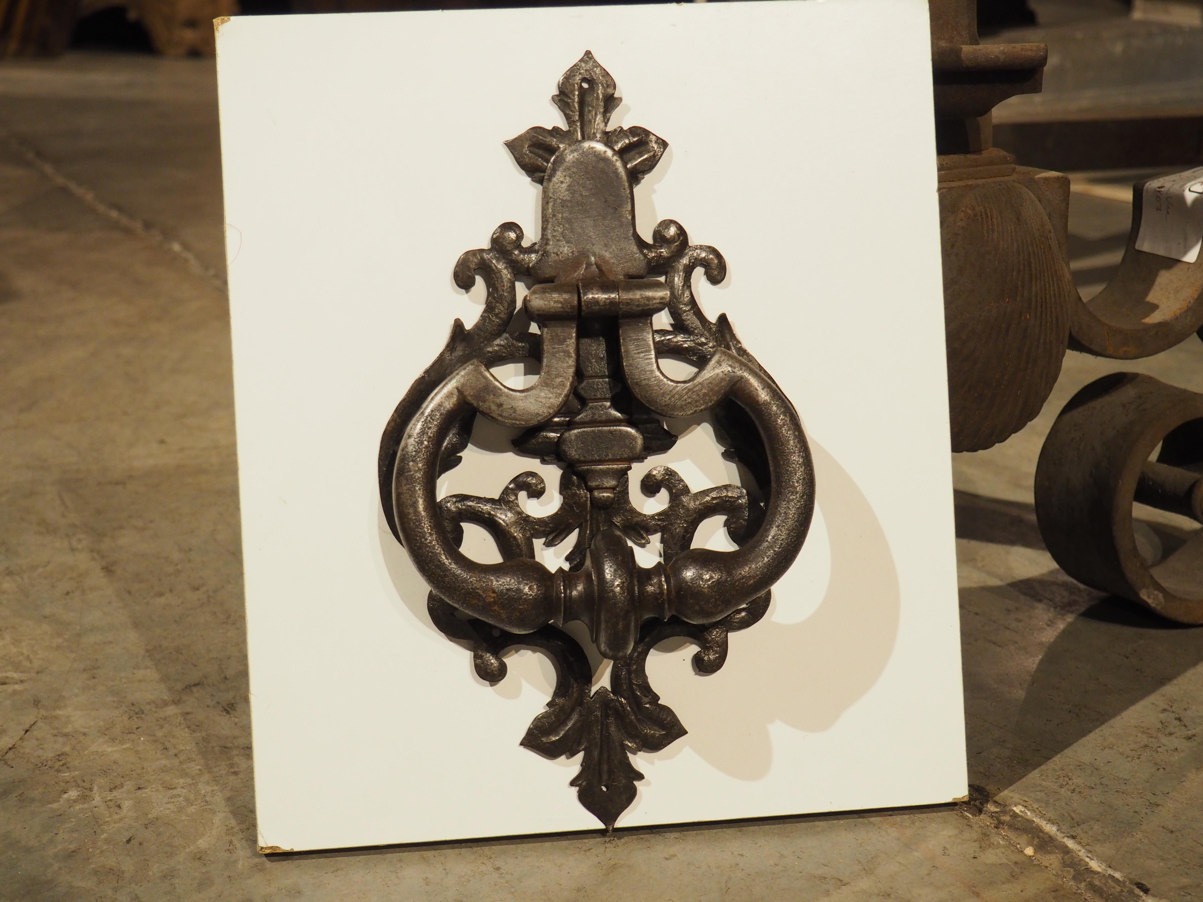 Circa 1700 Wrought Iron Door Knocker from Tuscany, Italy 6