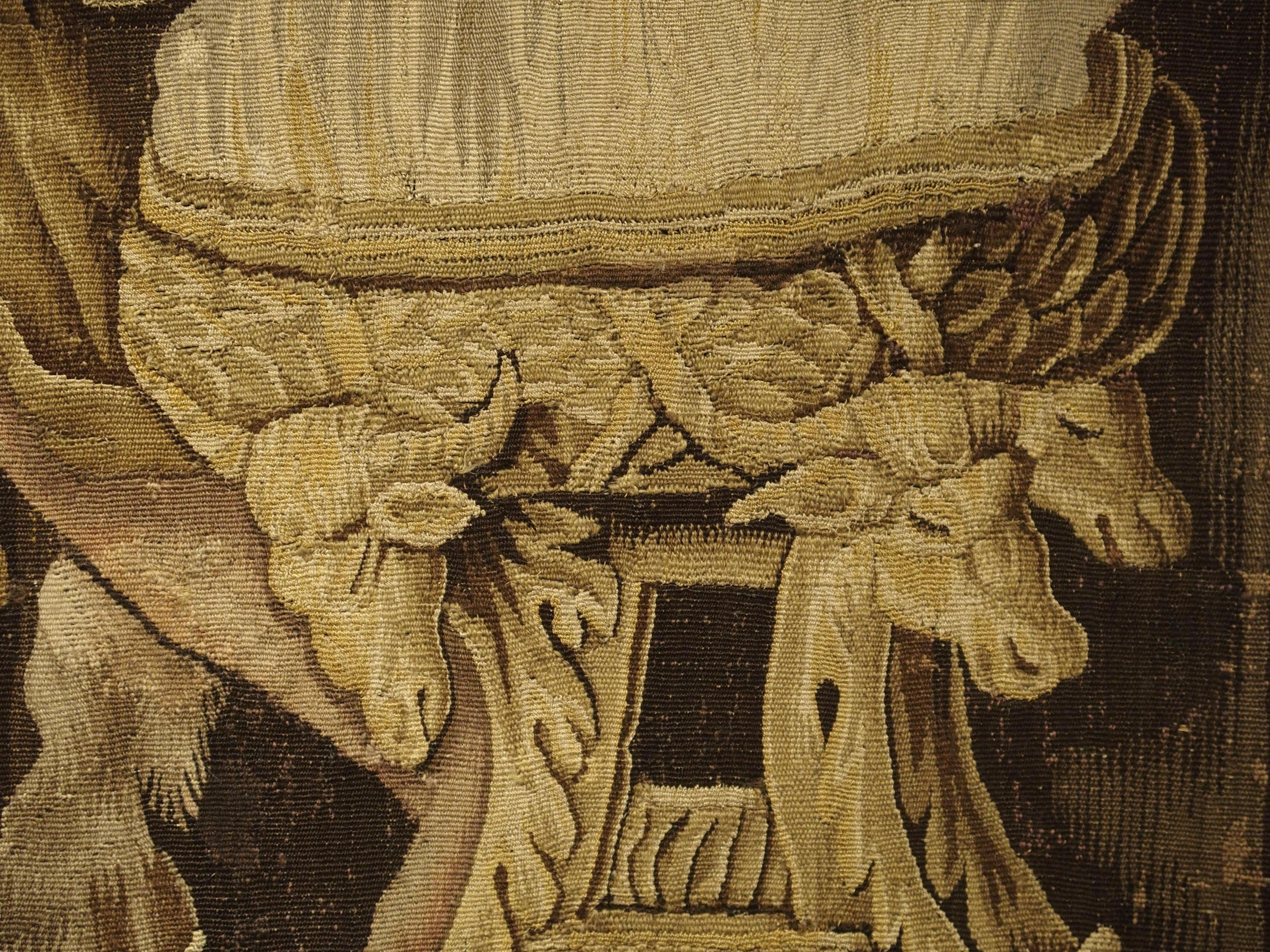 Silk and Wool Aubusson Tapestry, the Entry of Alexander into Babylon, circa 1710 6