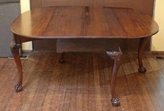 Circa 1730-50 Irish Drop-Leaf Mahogany Table
