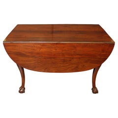 Circa 1730-50 Irish Drop-Leaf Mahogany Table