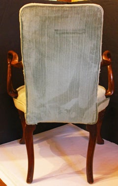 Circa 1735-50 George II Shepherd's Crook Arm Chair