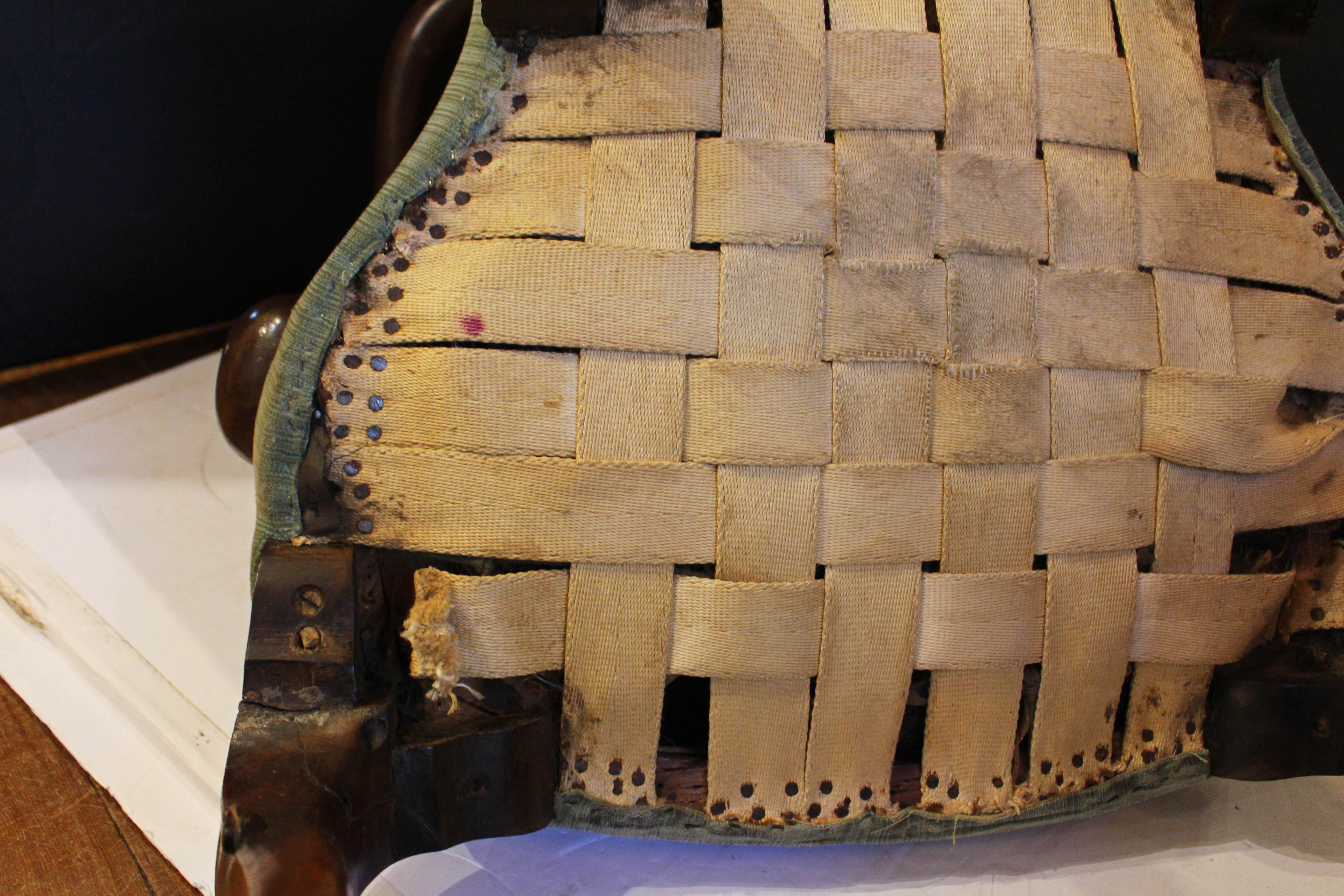 Tessuto CIRCA 1735-50 Sedia a bracci Shepherd's Crook di Giorgio II in vendita