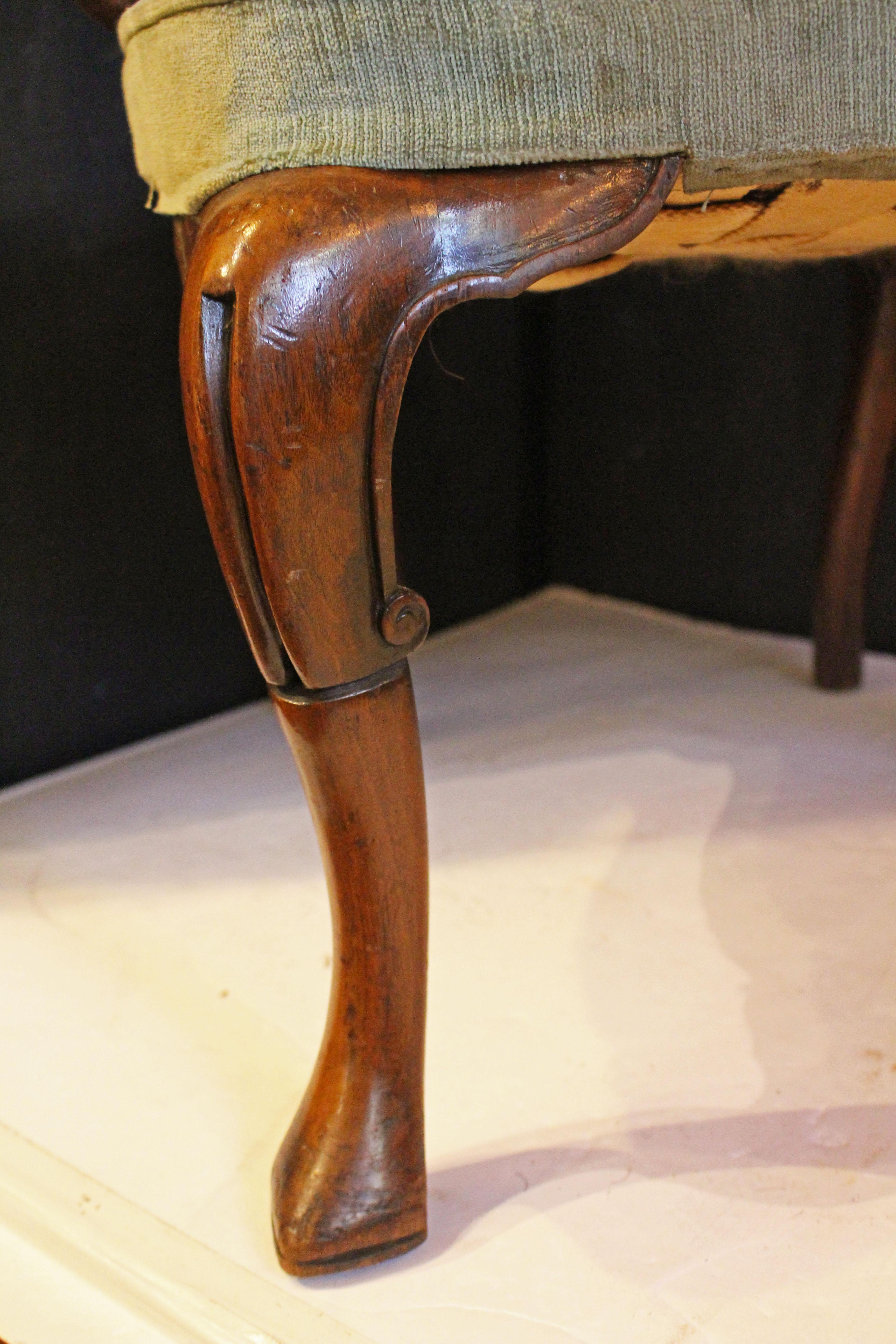 CIRCA 1735-50 Sedia a bracci Shepherd's Crook di Giorgio II in vendita 3