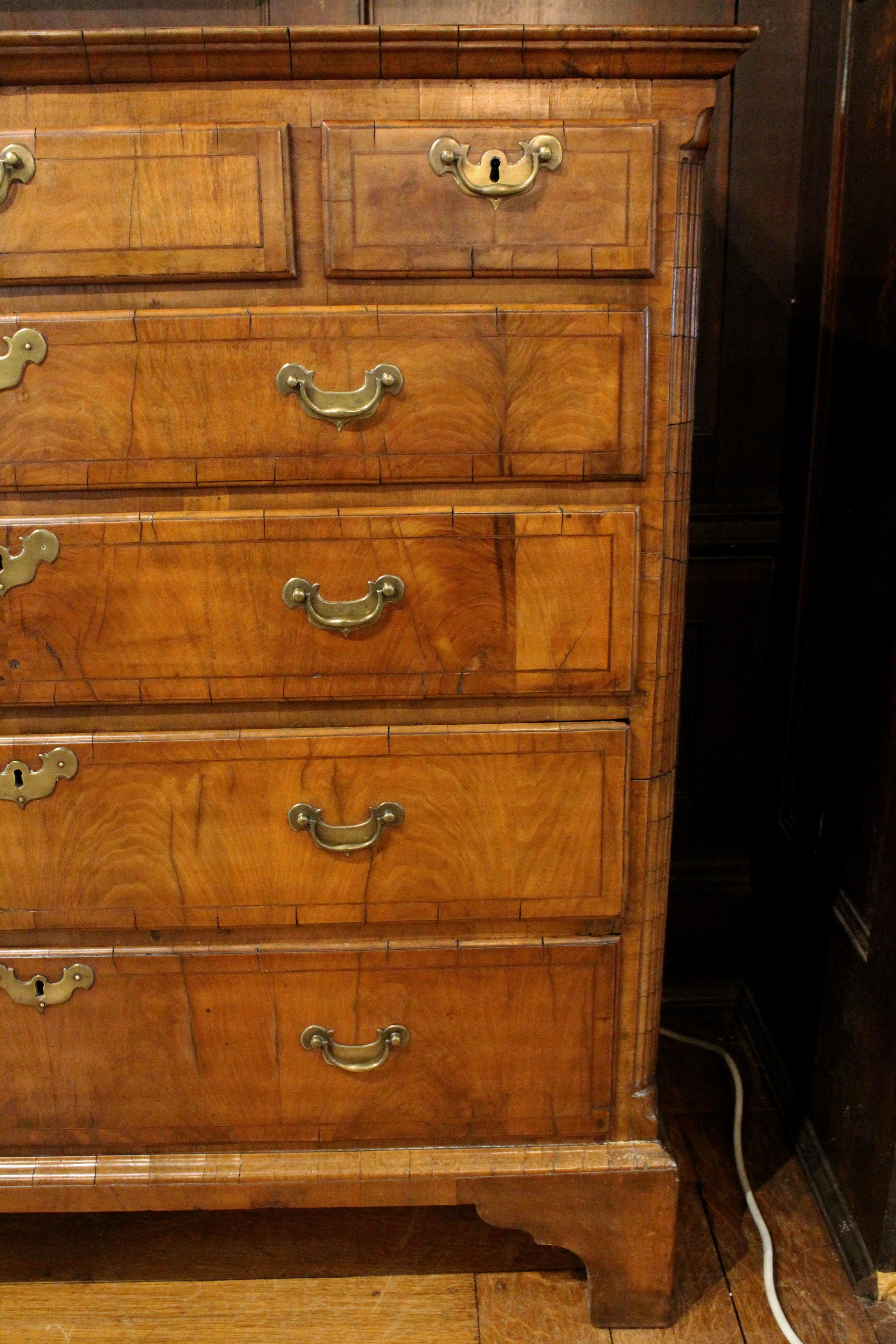 Circa 1750 English Town House Chest of Drawers 2