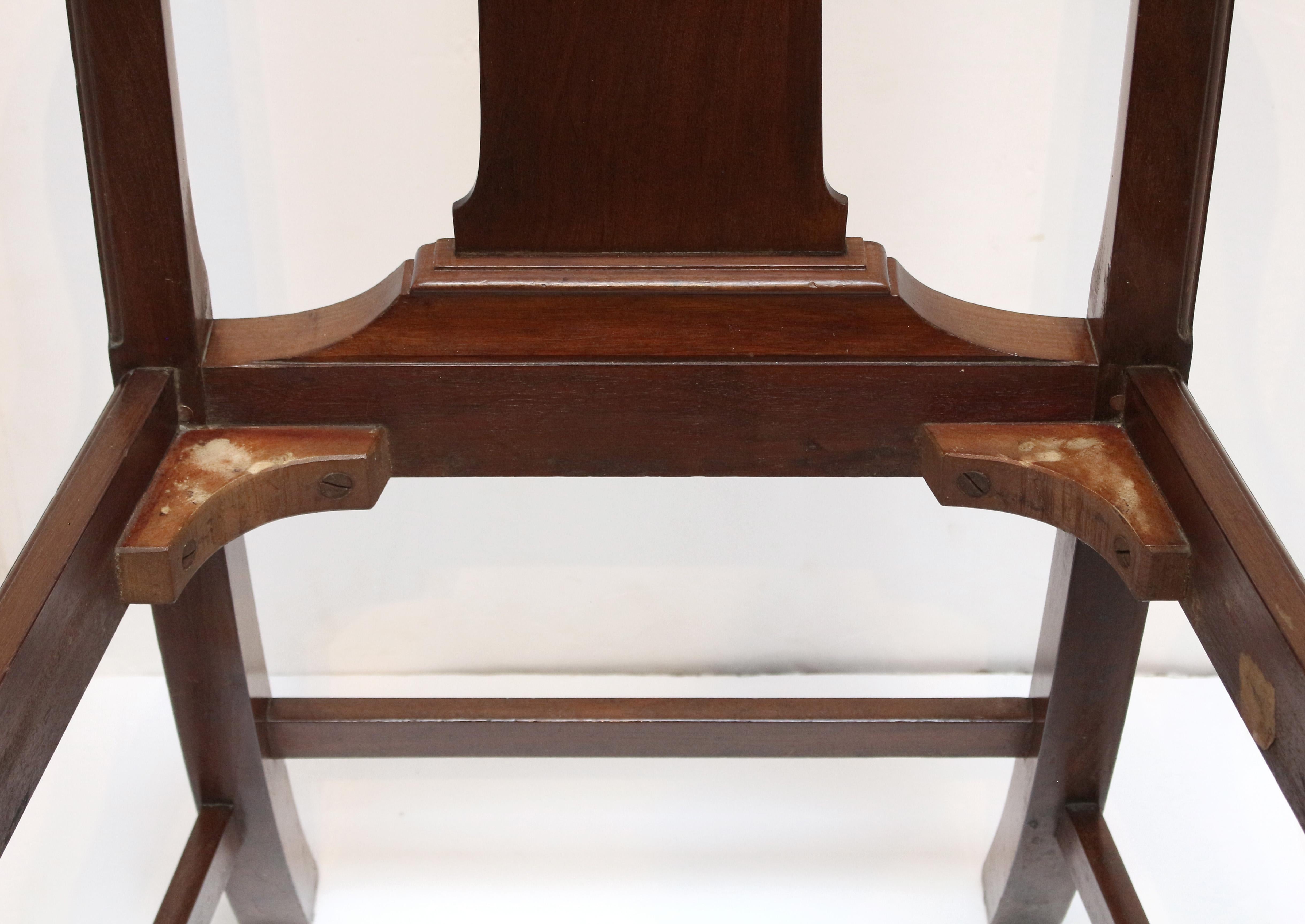 Wood Circa 1750 George II Irish Arm Chair