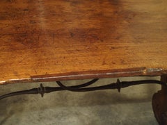 Italian Walnut Wood Writing Table, circa 1750