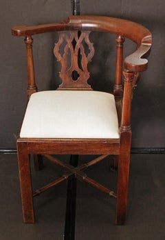 Circa 1760-80 George III Period English Corner Chair