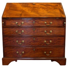 Circa 1760-80 George III Period Slant Front Bureau, English