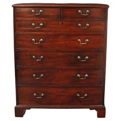 CIRCA 1765-1780 Englische George III Kommode mit gerader Front