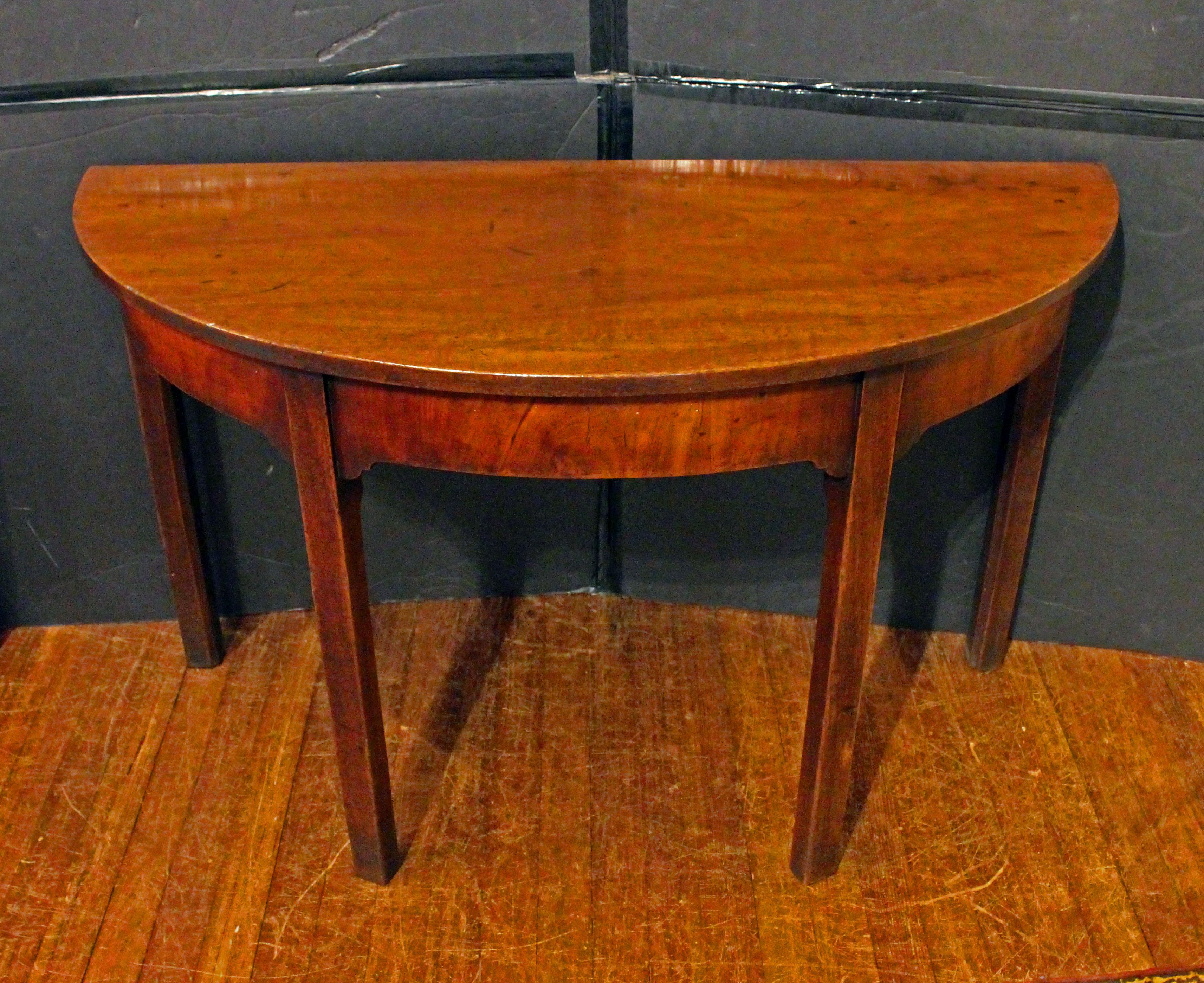 Mid-18th Century Circa 1765 English George III Period Pair of Console Tables For Sale