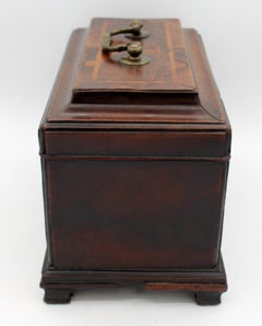 Circa 1765 English George III Period Tea Caddy Box