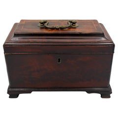 Circa 1765 English George III Period Tea Caddy Box