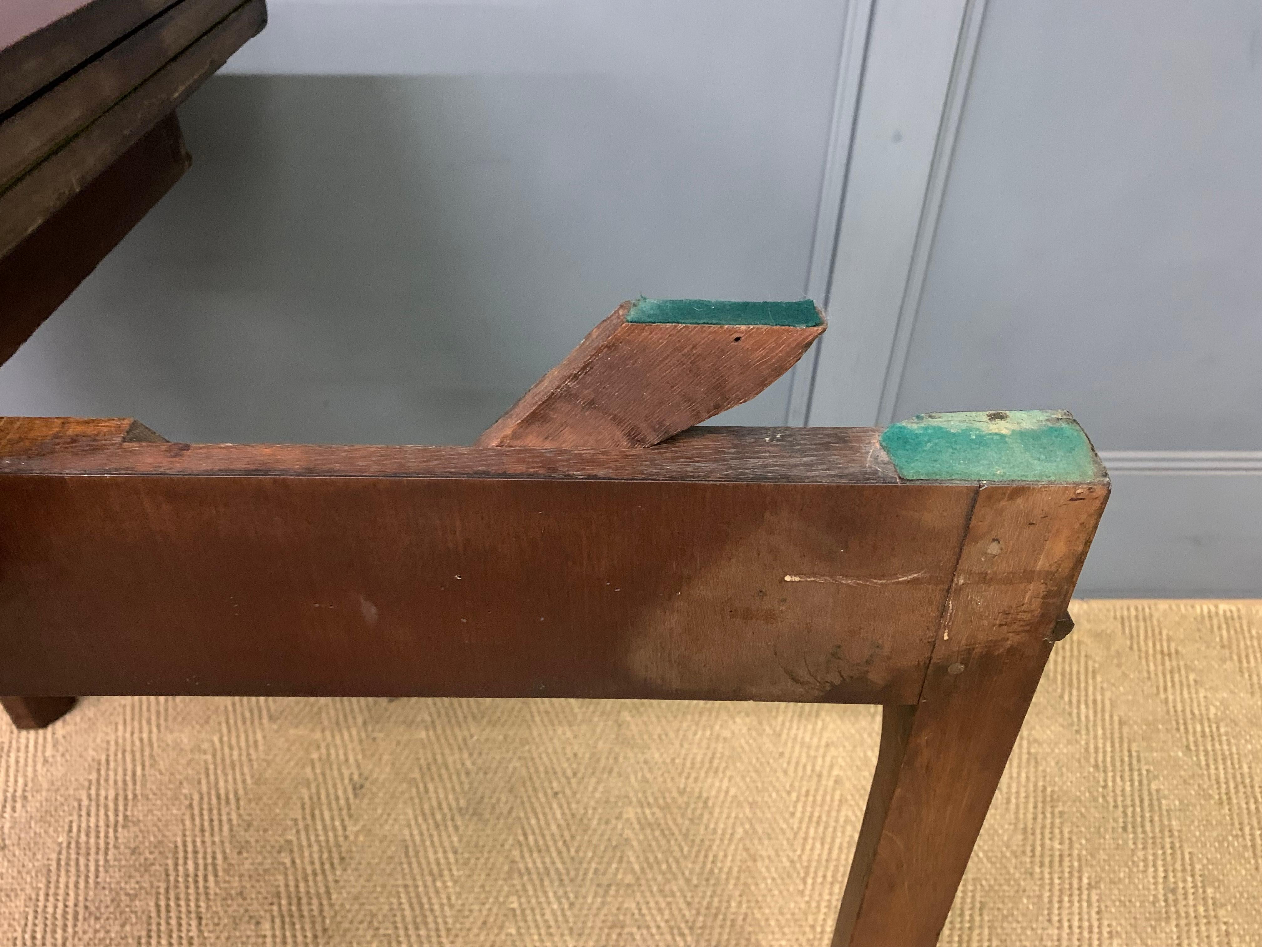 Circa 1765 English Georgian Period Triple-Fold Games & Tea Table For Sale 8