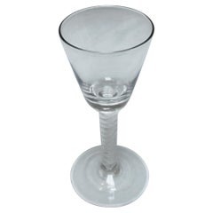 Verre de toastmaster anglais vers 1765