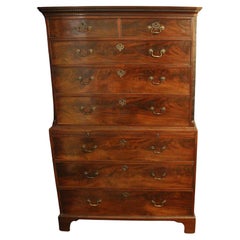 George III English Chest on Chest