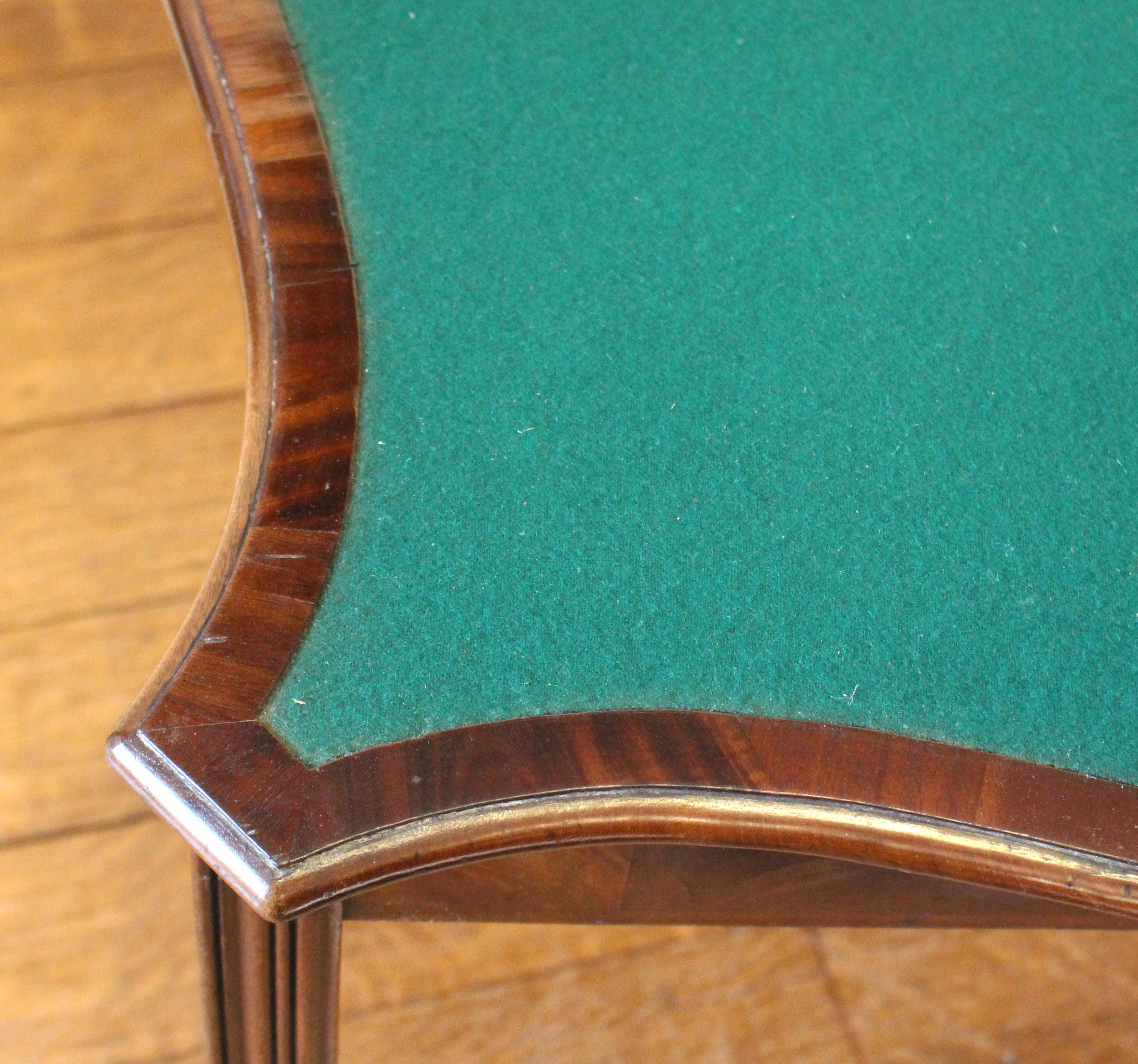 Circa 1765 George III Period English Games Table For Sale 4