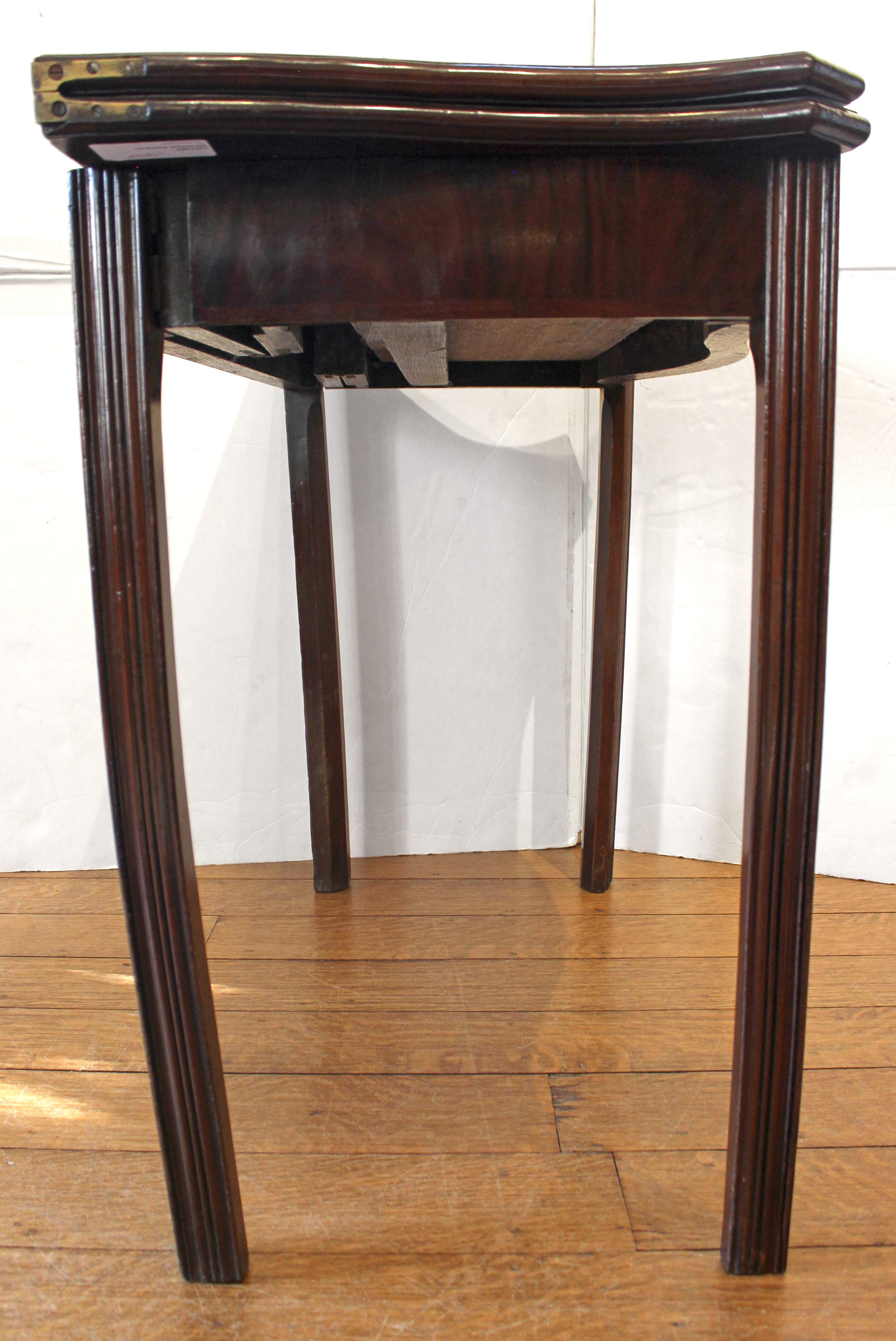 Circa 1765 George III Period English Games Table For Sale 6
