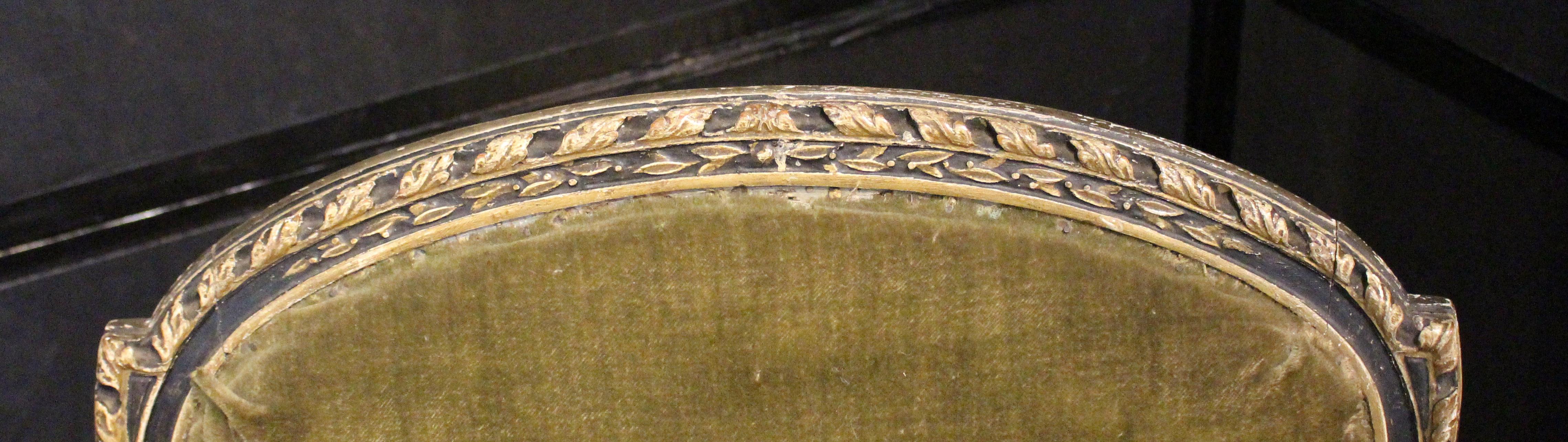 Tappezzeria CIRCA 1770 Fauteuil o sedia a bracci aperti di Giorgio III in vendita