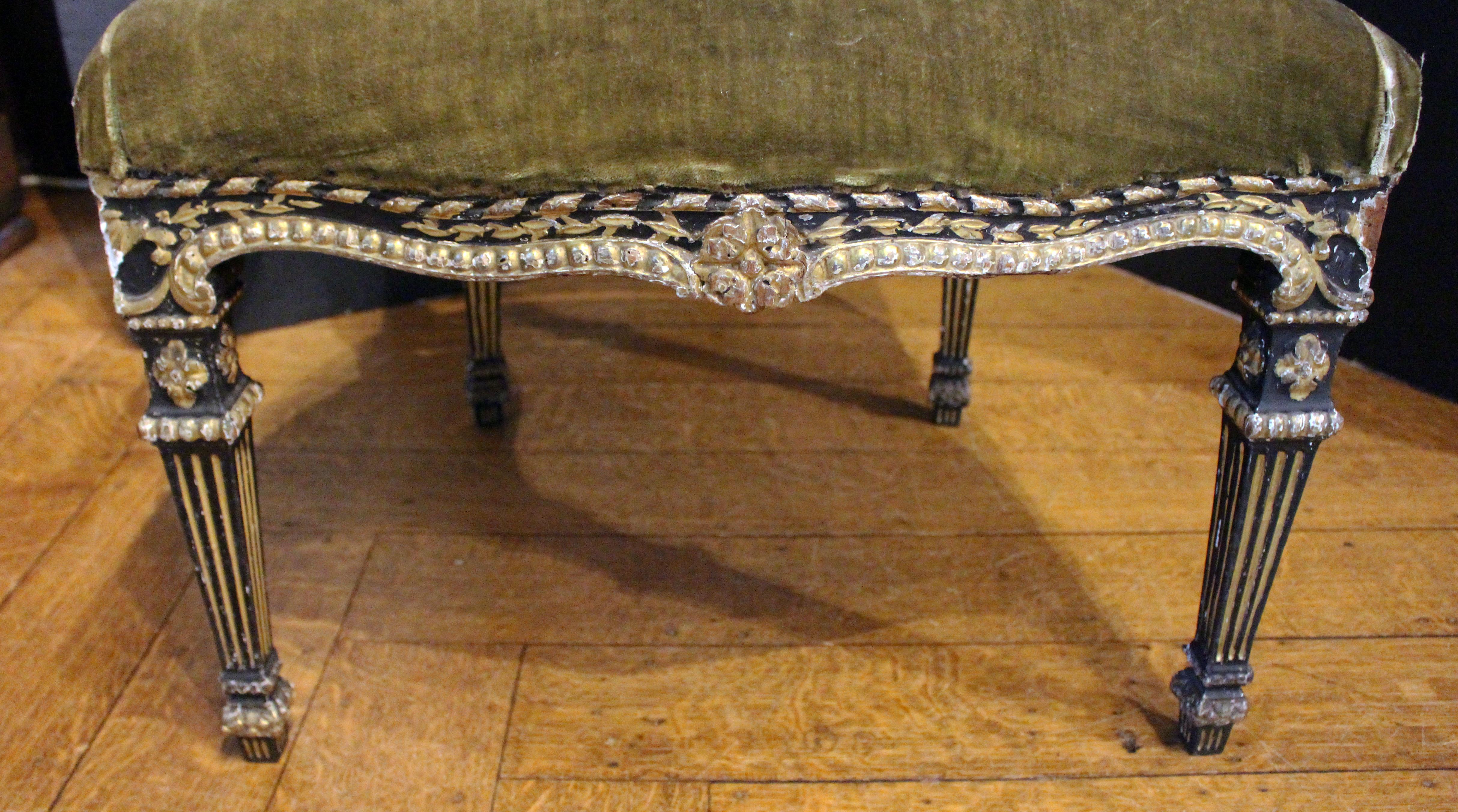CIRCA 1770 Fauteuil o sedia a bracci aperti di Giorgio III in vendita 1