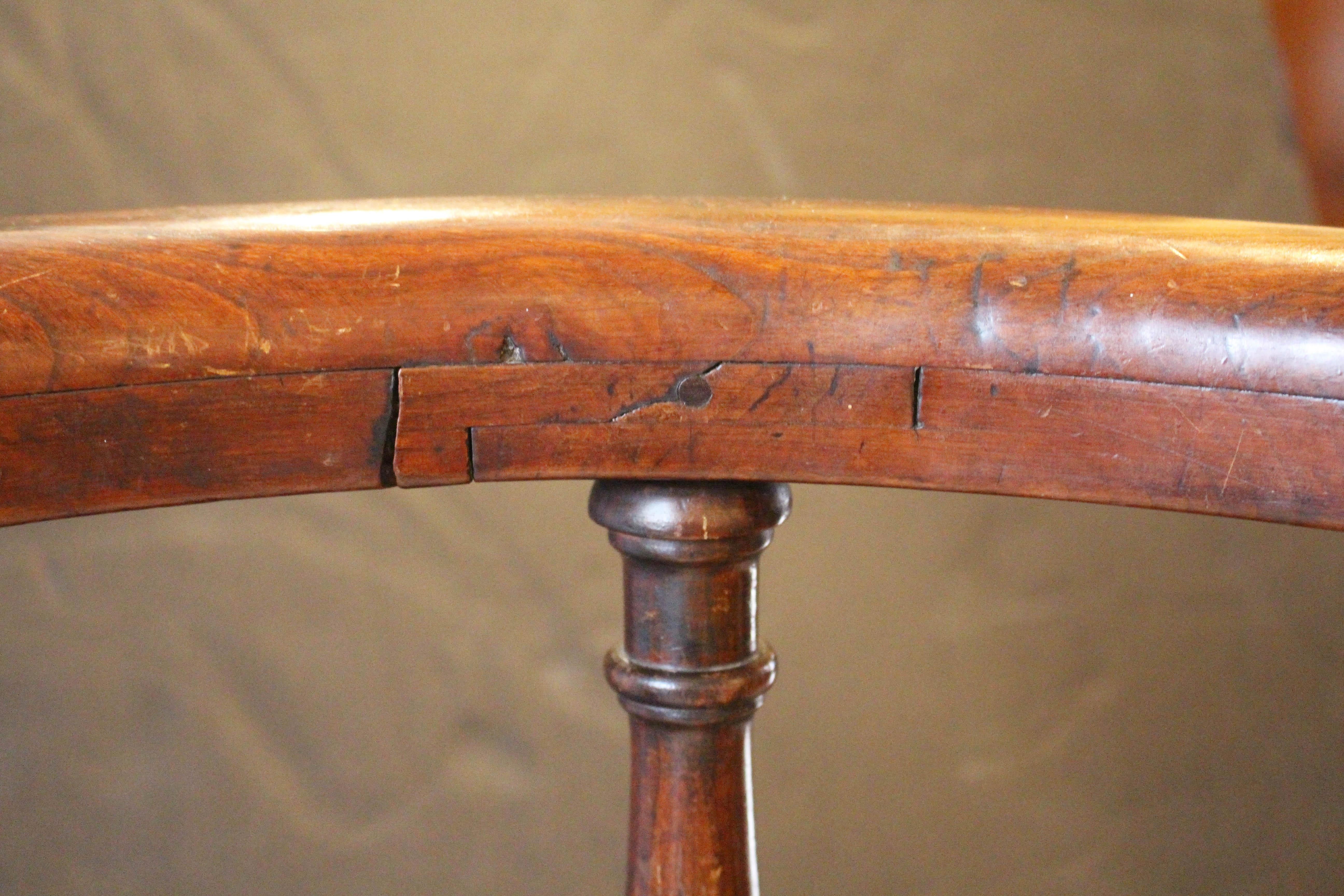 Tissu Circa 1780-1800 Chaise d'angle géorgienne anglaise en vente