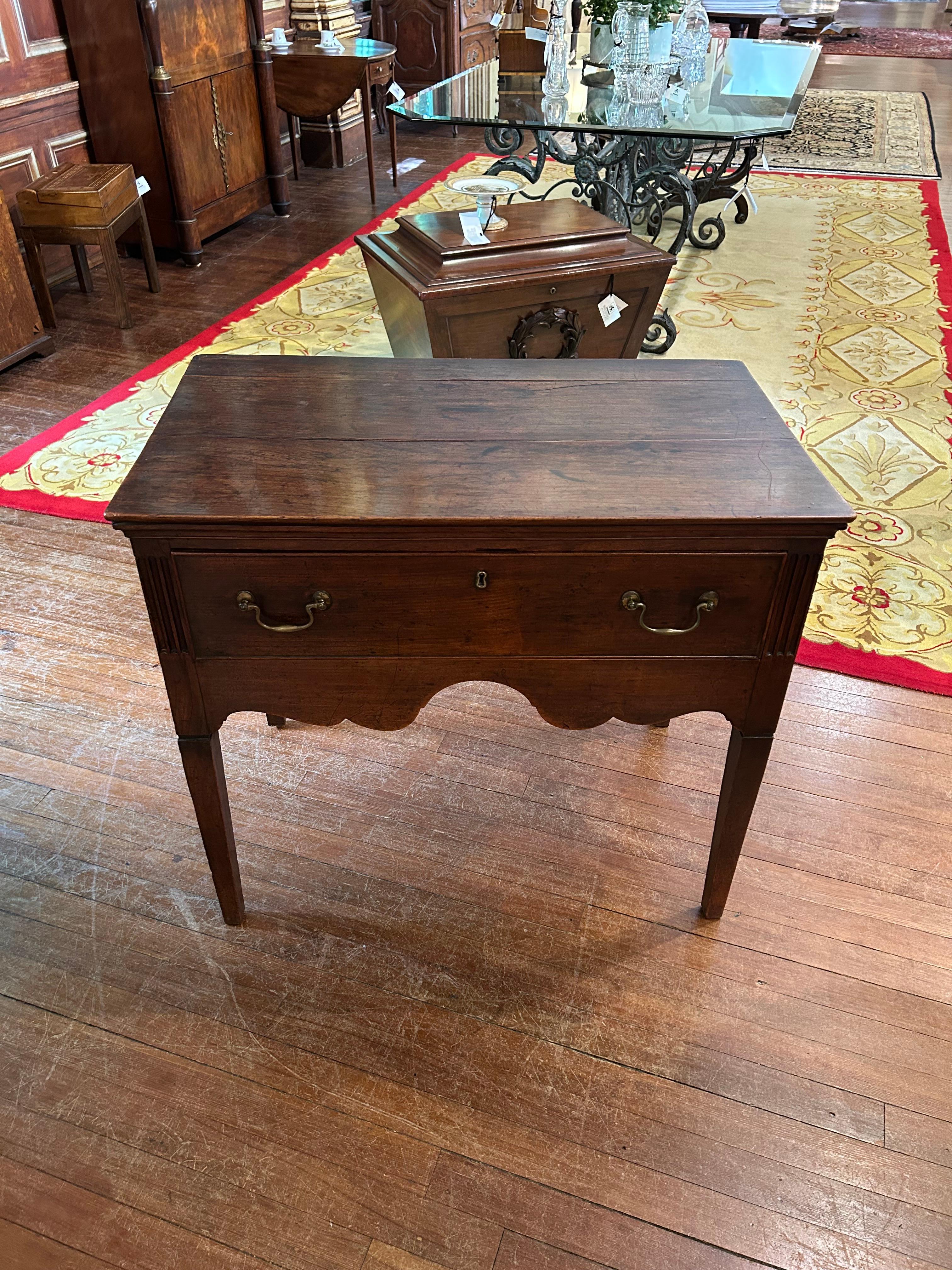 Circa 1780 Country Anglo-French Lowboy or Side Table For Sale 3