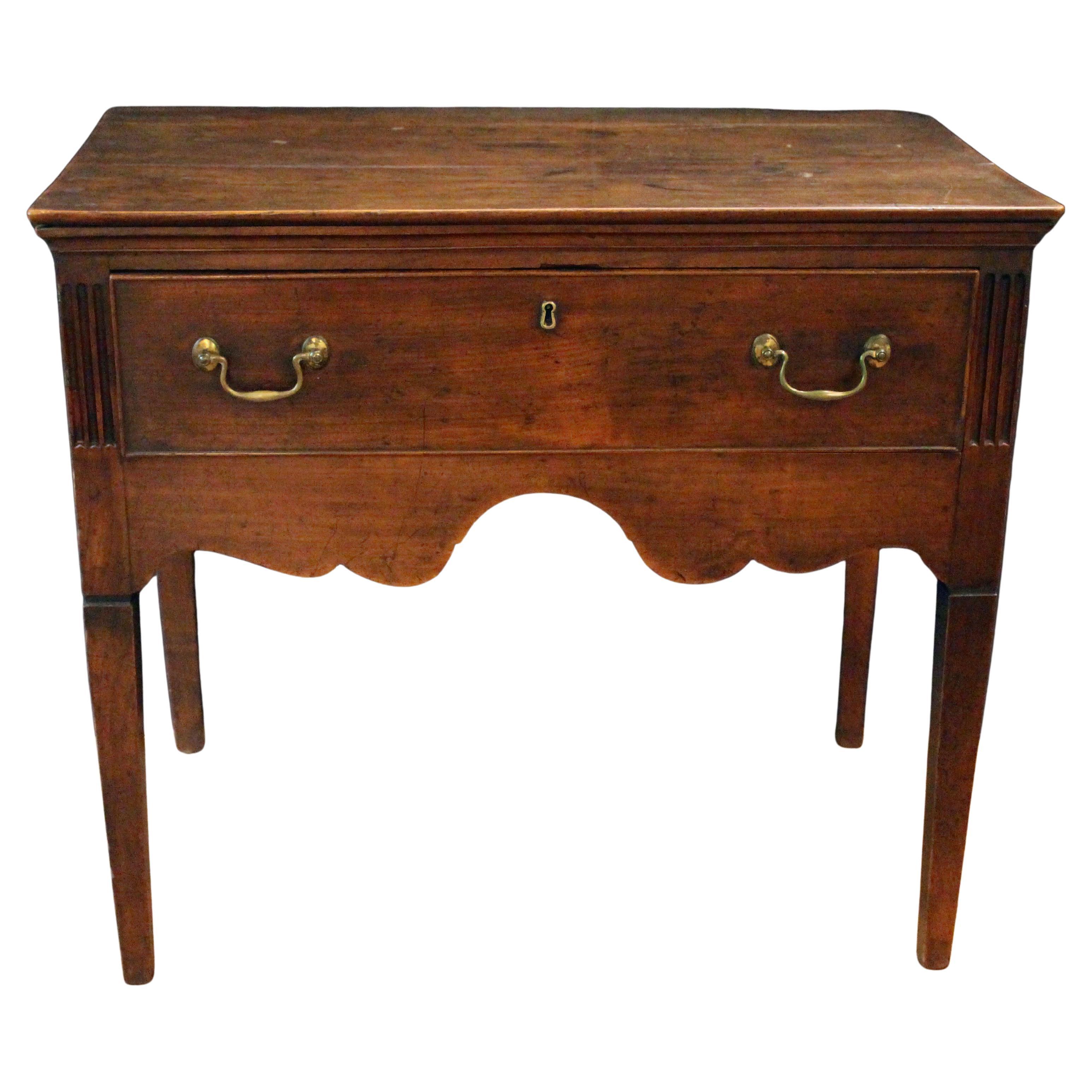 Circa 1780 Country Anglo-French Lowboy or Side Table