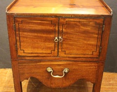 Circa 1780 English George III Period Bedside Cabinet Commode