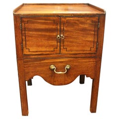 Circa 1780 English George III Period Bedside Cabinet Commode