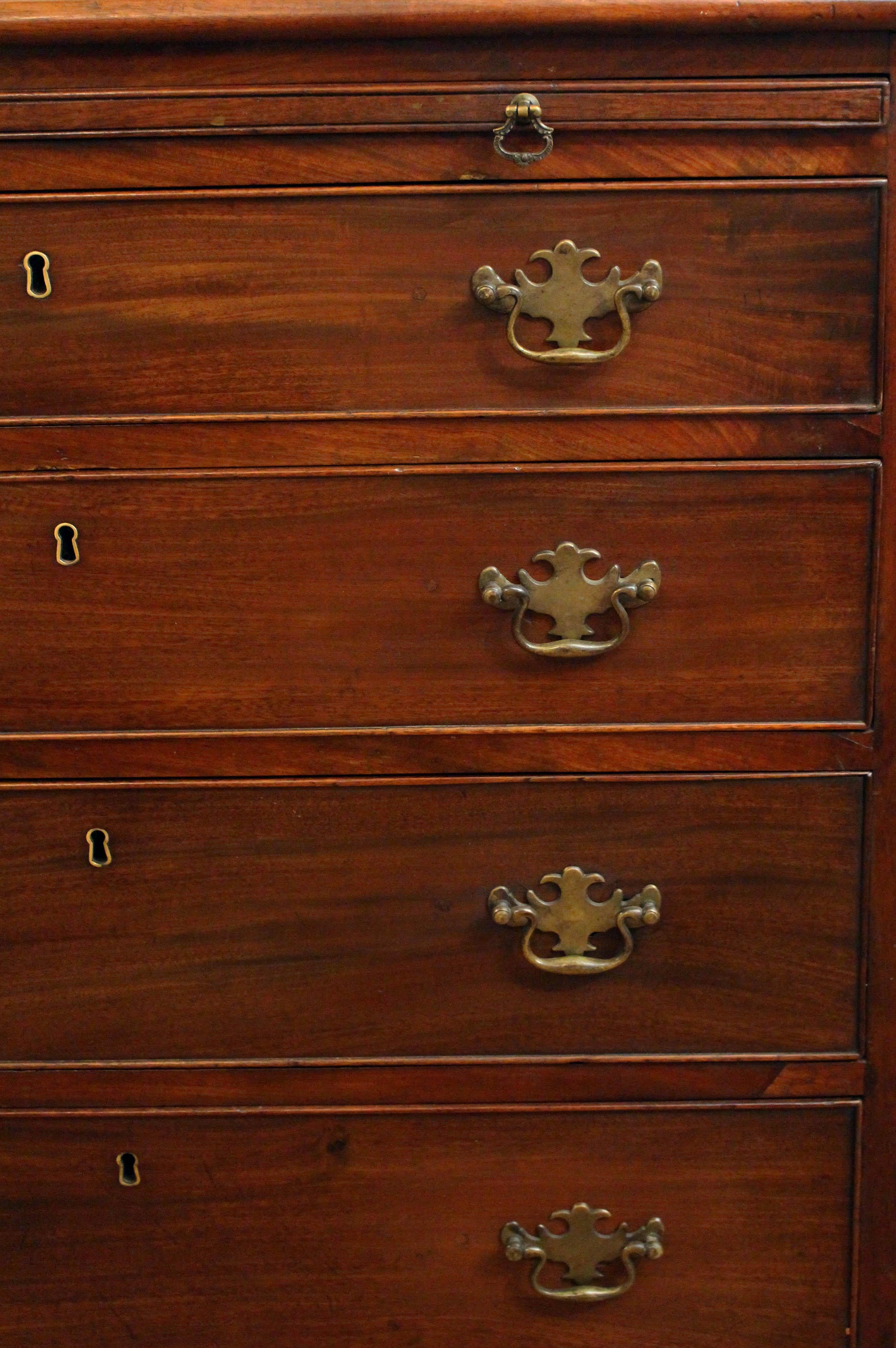 18th Century Circa 1780 Four Drawer Bachelor's Chest of Drawers