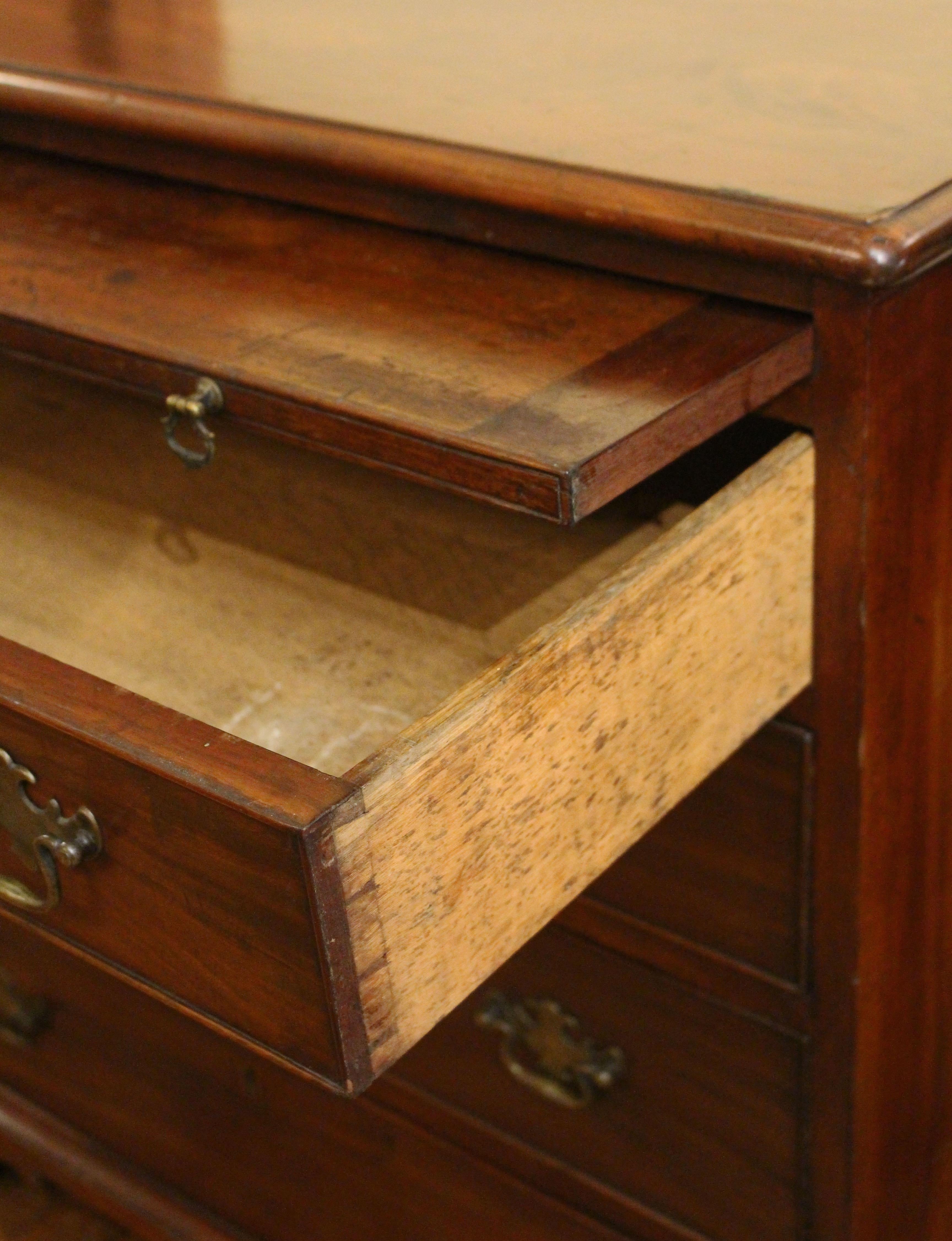 Circa 1780 Four Drawer Bachelor's Chest of Drawers 1